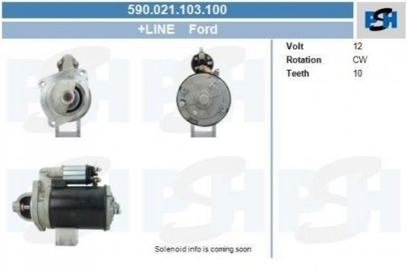 Стартер CV PSH 590021103100 (фото 1)