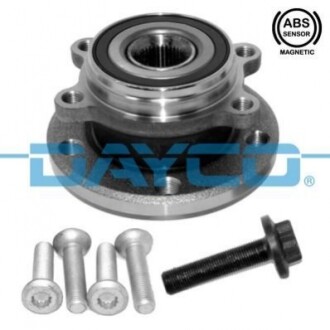 DAYCO VW Подшипник с ступицой и креплением(4болт) Golf V 03-,Passat,Skoda Octavia KWD1001