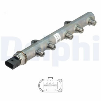 DELPHI HYUNDAI Паливна рампа WGT BONGO, H1 WAGON, H1 VAN A2 - 2.5L EURO5 28231471-12B1