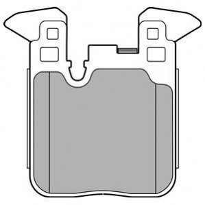 Дисковые тормозные колодки (задние) LP2660