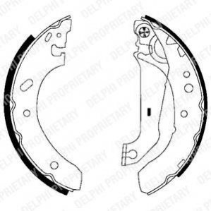 Барабанные тормозные колодки (задние) Delphi LS1783 (фото 1)