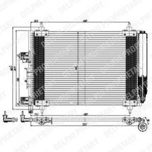 Радиатор кондиционера Delphi TSP0225537 (фото 1)