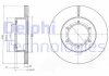 Тормозной диск - 2 шт. (передние) Delphi BG2495 (фото 1)