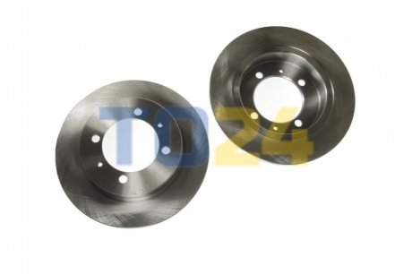 Тормозные диски - 2 шт. (задние) Delphi BG3203 (фото 1)