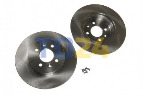 Тормозные диски - 2 шт. (задние) Delphi BG3992 (фото 1)