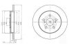 Гальмівний диск Delphi BG4201C (фото 1)