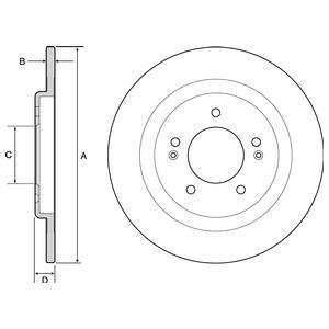 Тормозной диск (задний) BG4563C