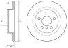 Гальмівний дискTYL MINI COOPER 13- Delphi BG4812C (фото 1)