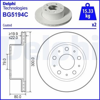 Гальмiвнi диски BG5194C