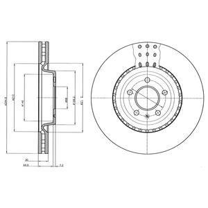 Тормозной диск Delphi BG9110C (фото 1)