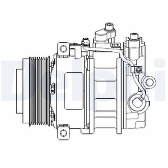 DELPHI DB компресор кондиціонера 164,/X 164,W2513.0/4.0CDI 06- CS20378