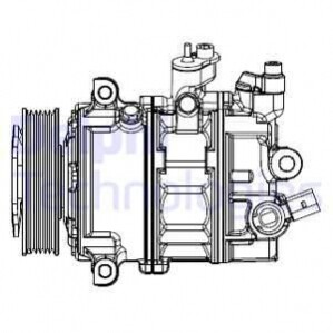 Компресор кондиціонера новий Jetta VI 10-18 CS20529