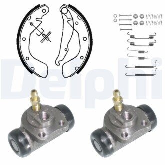 Комплект бараб.колодки+циліндр KP855