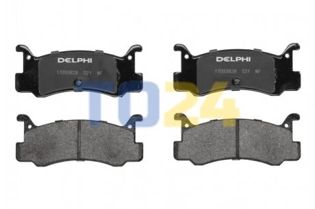 Дискові гальмівні колодки (задні) Delphi LP0521 (фото 1)