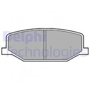 Дисковые тормозные колодки (передние) Delphi LP0527 (фото 1)