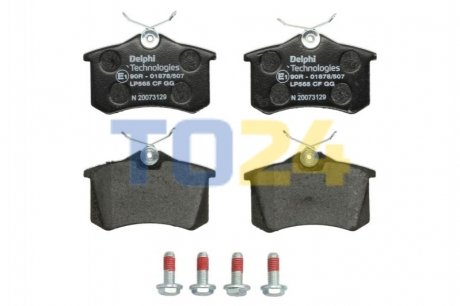 Дисковые тормозные колодки (передние) Delphi LP0565 (фото 1)