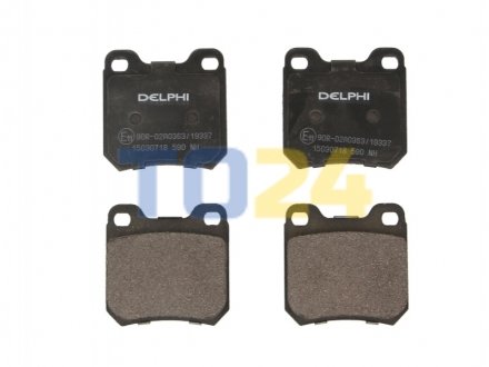 Гальмівні колодки, дискові Delphi LP0590 (фото 1)