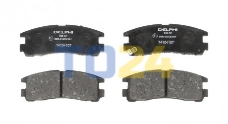 Дискові гальмівні колодки (задні) Delphi LP0955 (фото 1)