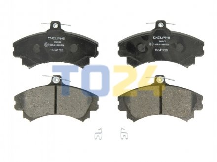 Дисковые тормозные колодки (передние) Delphi LP0993 (фото 1)