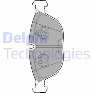 Дисковые тормозные колодки (передние) Delphi LP1002 (фото 1)