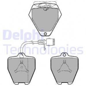 Дискові гальмівні колодки (передні) Delphi LP1024 (фото 1)