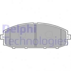 Дисковые тормозные колодки (передние) Delphi LP1305 (фото 1)