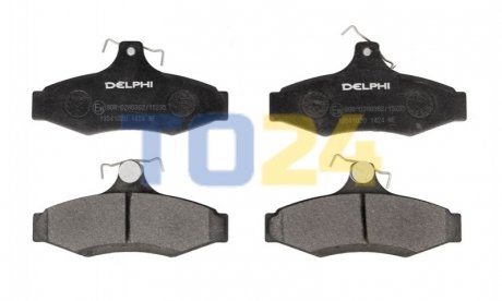 Дискові гальмівні колодки (задні) Delphi LP1424 (фото 1)