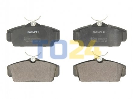 Дисковые тормозные колодки (передние) Delphi LP1435 (фото 1)