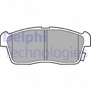 Дисковые тормозные колодки (передние) Delphi LP1442 (фото 1)