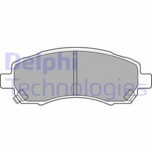 Дискові гальмівні колодки (передні) Delphi LP1545 (фото 1)