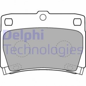 Дисковые тормозные колодки (задние) Delphi LP1546 (фото 1)