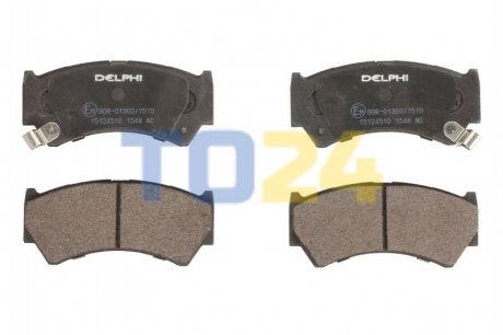 Дискові гальмівні колодки (передні) Delphi LP1548 (фото 1)