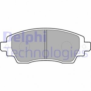 Дисковые тормозные колодки (передние) Delphi LP1560 (фото 1)