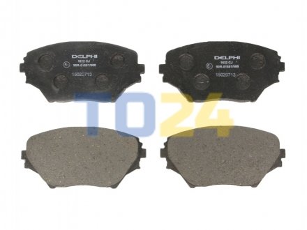 Дисковые тормозные колодки (передние) Delphi LP1632 (фото 1)