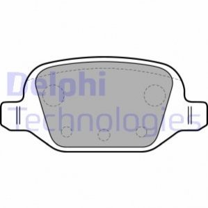 Дискові гальмівні колодки (задні) Delphi LP1678 (фото 1)