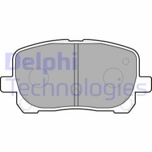 Дисковые тормозные колодки (передние) Delphi LP1711 (фото 1)