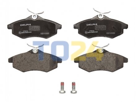 Дискові гальмівні колодки (передні) Delphi LP1716 (фото 1)