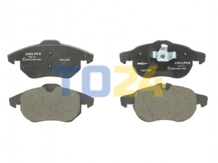 Дисковые тормозные колодки (передние) Delphi LP1723 (фото 1)