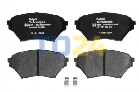 Дискові гальмівні колодки (передні) Delphi LP1761 (фото 1)