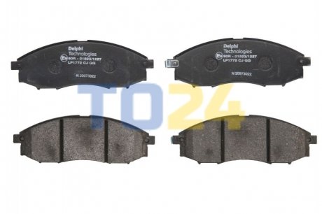Дисковые тормозные колодки (передние) Delphi LP1772 (фото 1)