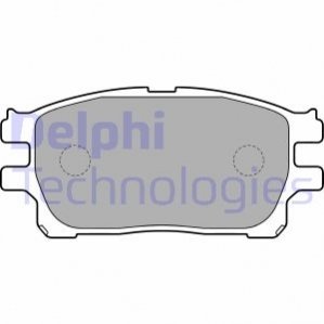 Дисковые тормозные колодки (передние) Delphi LP1784 (фото 1)