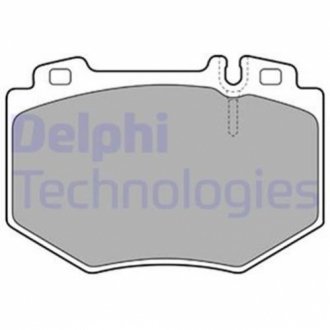 Дискові гальмівні колодки (передні) Delphi LP1851 (фото 1)