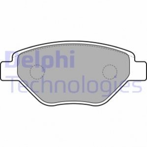 Дисковые тормозные колодки (передние) Delphi LP1866 (фото 1)