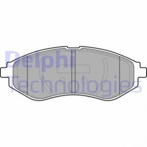Дисковые тормозные колодки (передние) Delphi LP1895 (фото 1)