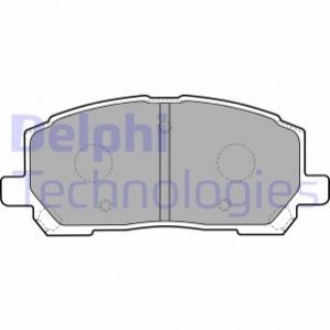 Дисковые тормозные колодки (передние) Delphi LP1908 (фото 1)
