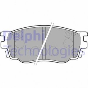 Дисковые тормозные колодки (передние) Delphi LP1916 (фото 1)