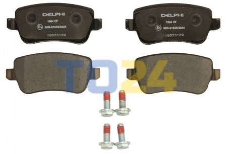 Дисковые тормозные колодки (задние) Delphi LP1964 (фото 1)