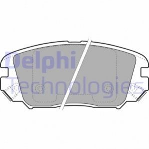 Дисковые тормозные колодки (передние) Delphi LP1974 (фото 1)