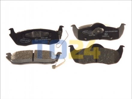 Дисковые тормозные колодки (задние) Delphi LP1975 (фото 1)