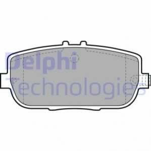 Дисковые тормозные колодки (задние) Delphi LP2027 (фото 1)